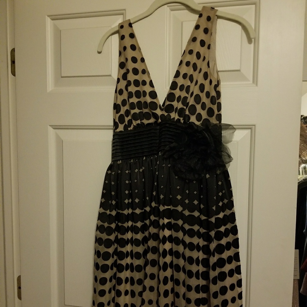 Anthropologie polka dot dress